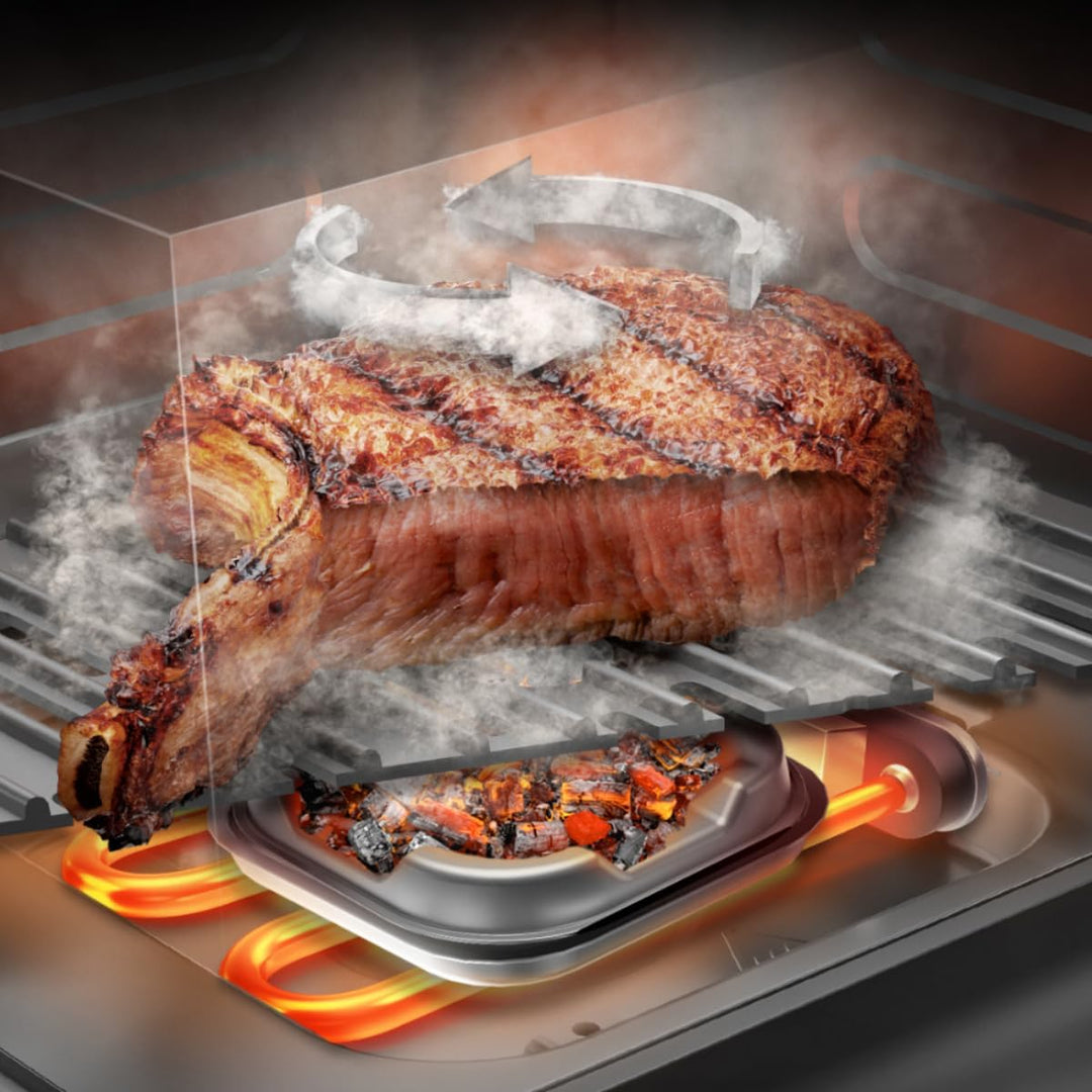 Cecotec Heissluftfritteuse ohne Öl - 4,5L - Grill - Doppelwiderstand - Integrierter Smoker - Air Fry