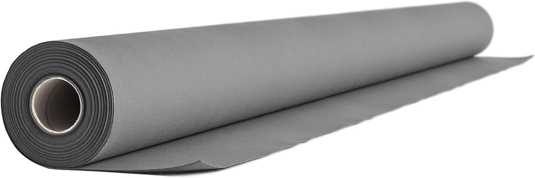AROBA 1x Airlaid Tischdeckenrolle (Grau, 1,2 m x 24 m) - Stoffähnliche Tischdecke - Hochwertige Tisc