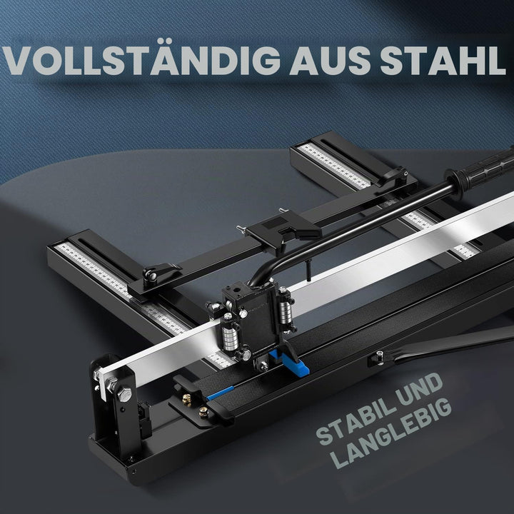 CGOLDENWALL 0-800mm Manueller Fliesenschneider, Ganzstahlrumpf, Legiertes Schneidrad, Präzise Laserp