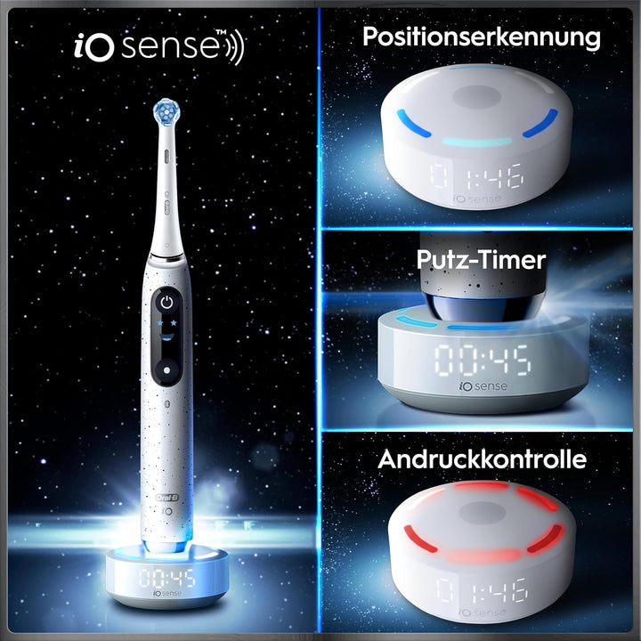 Oral-B iO Series 10 Elektrische Zahnbürste/Electric Toothbrush, 7 Putzmodi, Zahnpflege, iOSense, Far