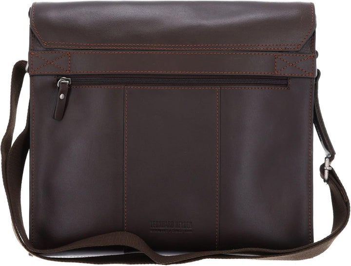 Leonhard Heyden Dakota Umhängetasche M 2 braun Brown, Brown