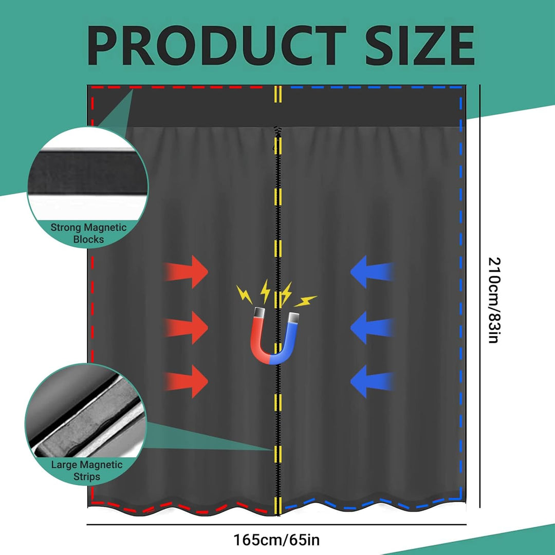 Heckklappe Moskitonetz,Flügeltür Kofferraumabdeckung Sonnenschutz,165x210cm Heckklappe Flügeltür Kof