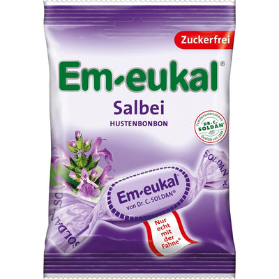 Em-eukal Salbei-Bonbons zuckerfrei, 20er Pack (20 x 75 g Beutel) Salbei 20 x 75g (20er Pack), Salbei