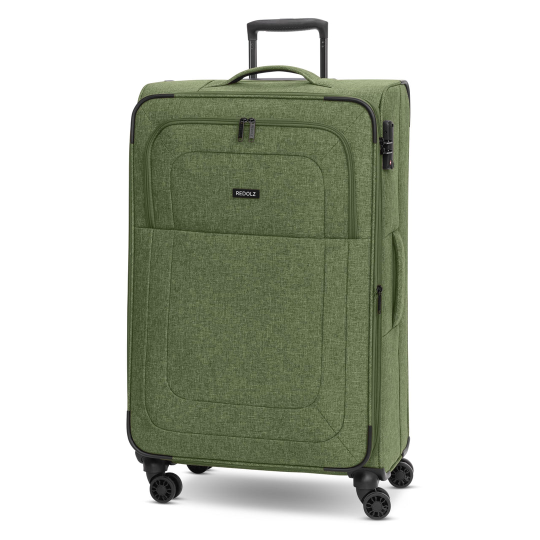 REDOLZ Weichschalen Koffer für Damen &amp; Herren | Leichter Trolley 77 cm mit 4 Doppelrollen &amp; TSA-Schl