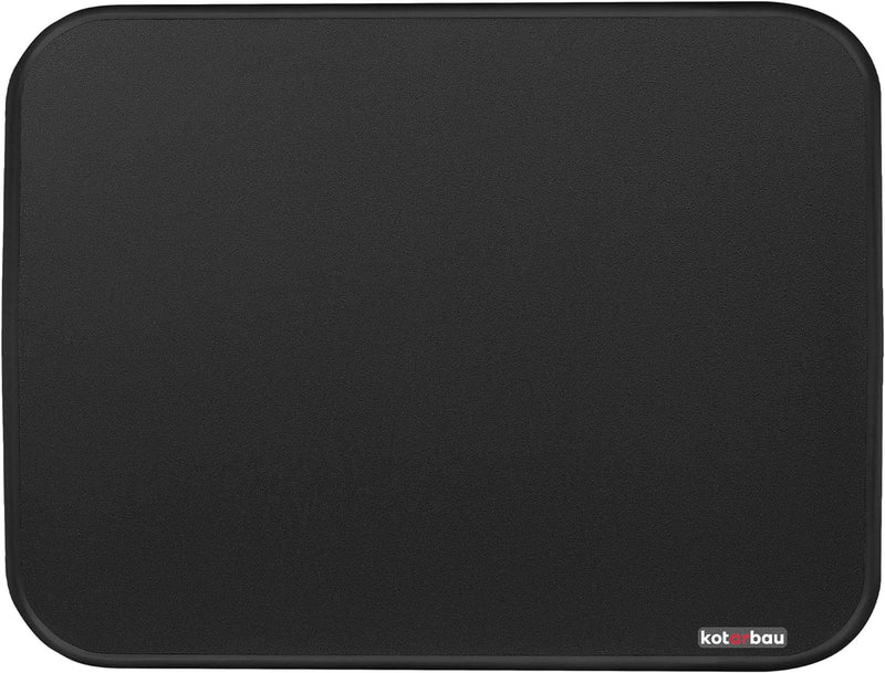 KOTARBAU® Kamin Bodenplatte 60 x 80 cm aus Pulverbeschichtung Stahl Schwarz Bodenblech Ascheblech Ka