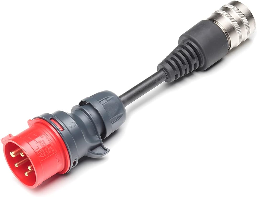 Juice Connector, CEE16 Rot Ladekabel Elektroauto Elektrofahrzeuge Adapter, Adapter Ladelösung mit Au