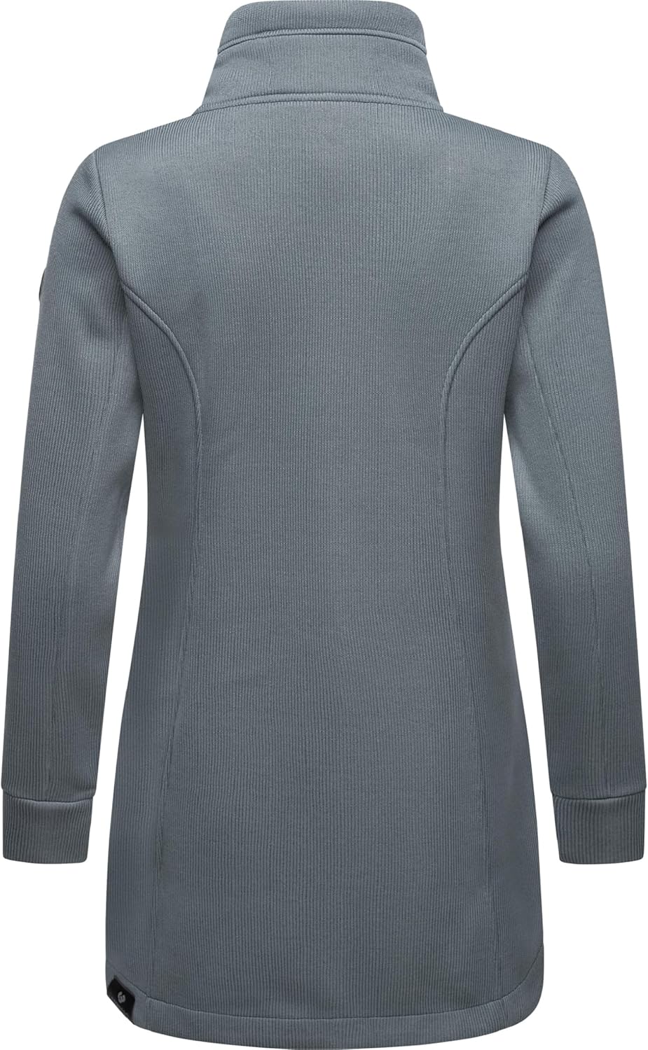 Ragwear Damen Leichter Sweat-Übergangsmantel lang windabweisendl mit hohem Kragen Letrice Bonded XS-
