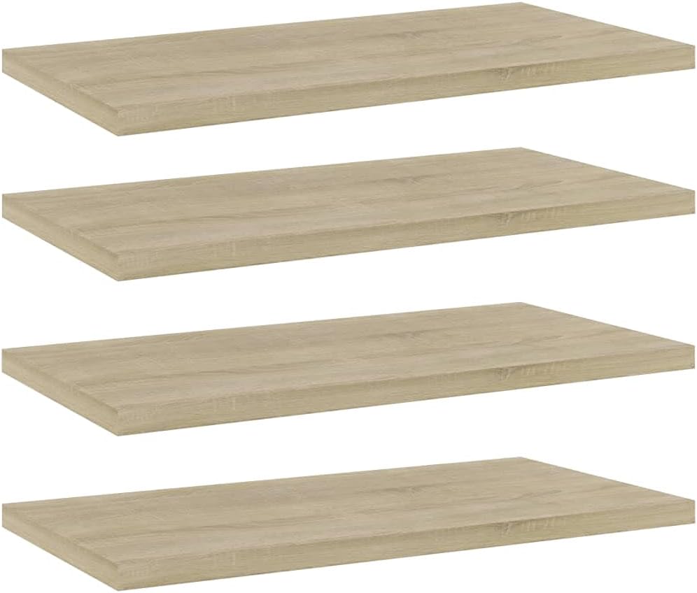 vidaXL 4X Bücherregal Brett Wandboard Wandregal Regal Regalboden Wand Board Ablage Hängeregal Schweb