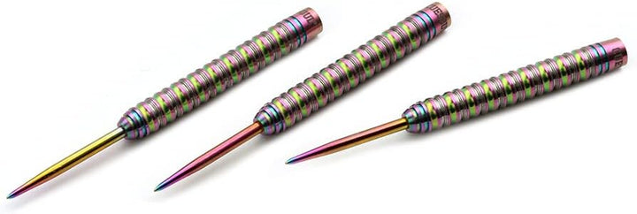 CUESOUL PINK/BLAU/GRÜN GEM Stone 21g/22g Stahlspitze 90% Tungsten Dart Set mit Uniformity Titanium C