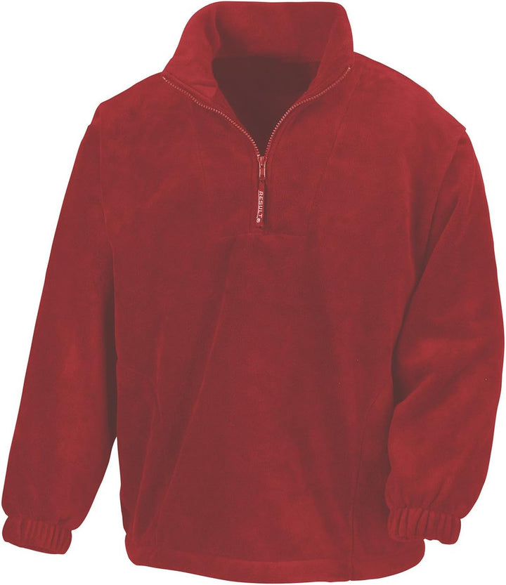 Result Fleecepullover Active mit Seitentaschen XL,Red