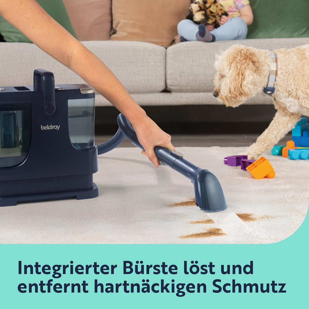 Beldray Spot Lift Pro Teppichreiniger – Schrubben, Sprühen & Saugen, Flecken, Verschüttetes, Haustie