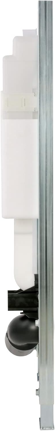 Vorwandelement für Wand-WC mit Spülkasten , 2-Mengen-Spülung , verzinkt, Vorwandelement