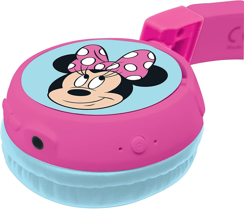 Lexibook, Minnie, 2-in-1-Bluetooth-Kopfhörer für Kinder, Stereo, drahtlos, kabelgebunden, kindersich