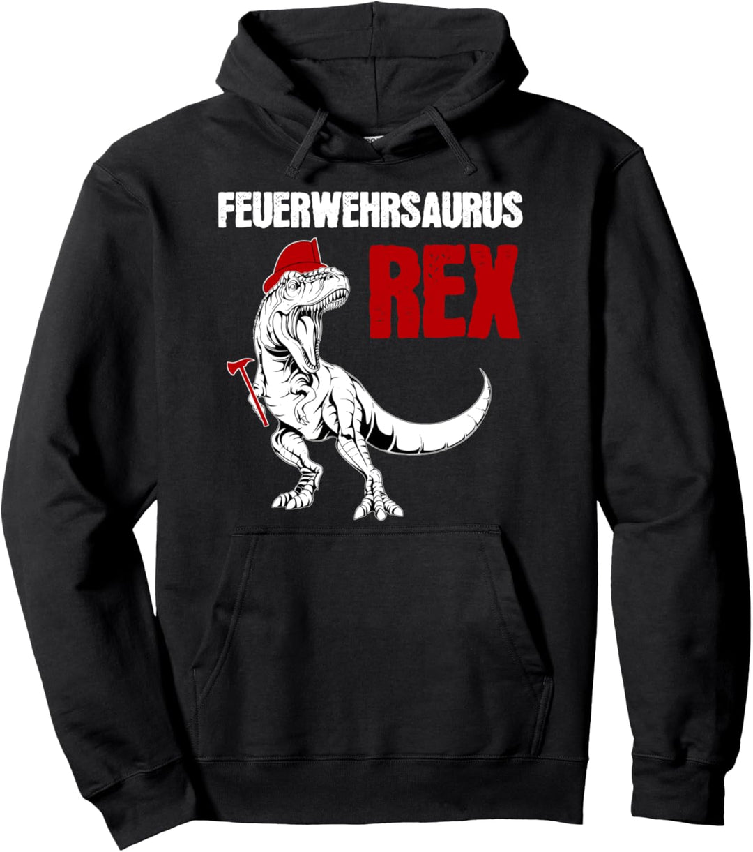 Feuerwehrsaurus Rex Feuerwehr Feuerwehrmann Geschenk Pullover Hoodie