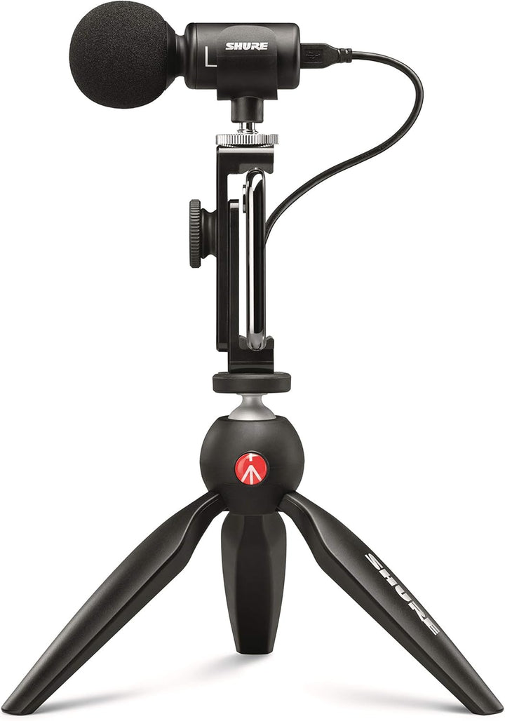 Shure Mobile Video-Recording Kit mit SE215 Ohrhörer und MV88+ Video Kit inklusive digitalem Stereo-K