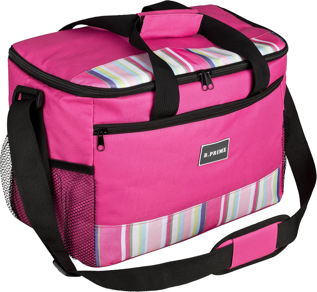 B.PRIME 20L Kühltasche Classic I 36x26x22cm I Isoliertasche I Lunch-Tasche I Kühlbox I Picknick-Tasc