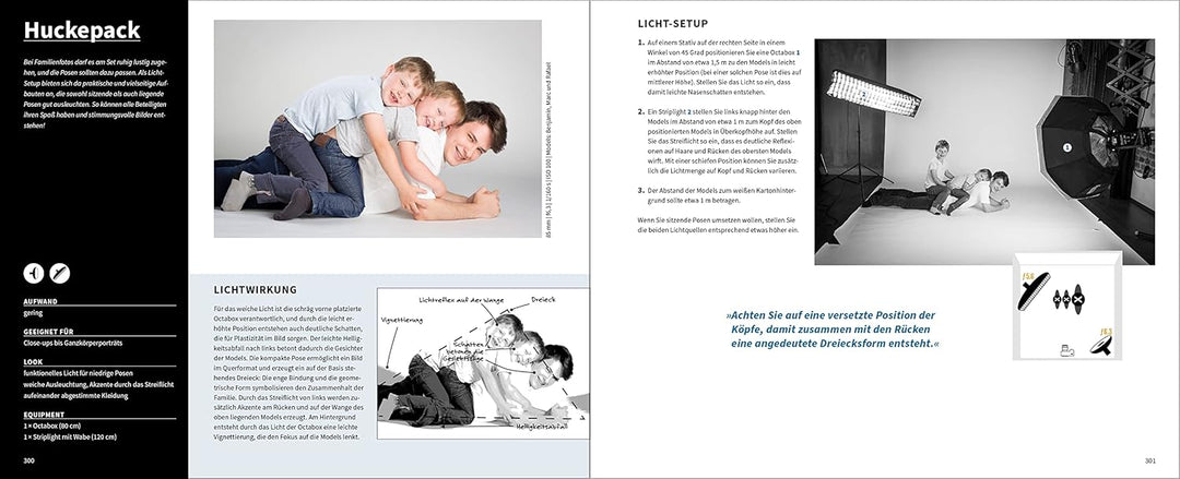 STUDIO: Licht-Setups und Bildideen für gelungene Porträts. Menschen fotografieren im Heim- und Miets