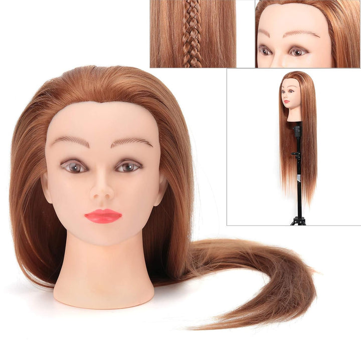 Haar Training Kopf Schaufensterpuppe Kopf Synthetische Faser Schaufensterpuppe Kopf Friseur Training