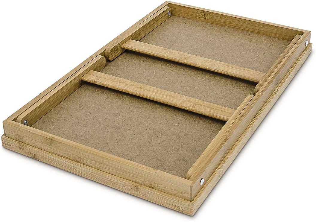 K2M Betttablett, Bambus, Mehrfarbig, 1 - Pack A 1 - Pack, A 1 - Pack