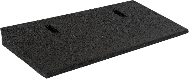 HASKYY Bordsteinrampe Gummi schwarz I Breite: 50 cm I Höhe: 70 mm I Rampe Gummikeil Rollstuhlrampe A