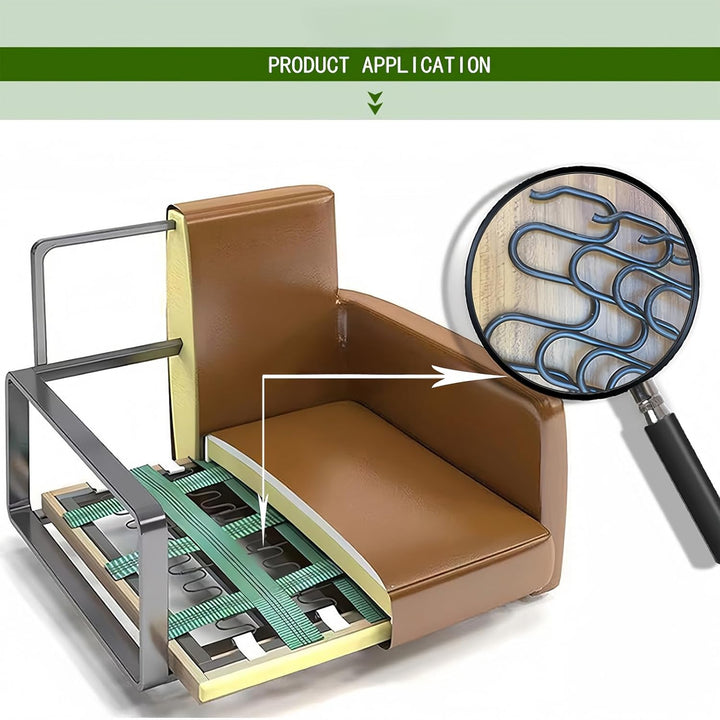 2 Stück Sofa Federn 40cm, Sofa ersatzfedern, Couch Federn, Wellenfedern für polstermöbel, Reparatur-