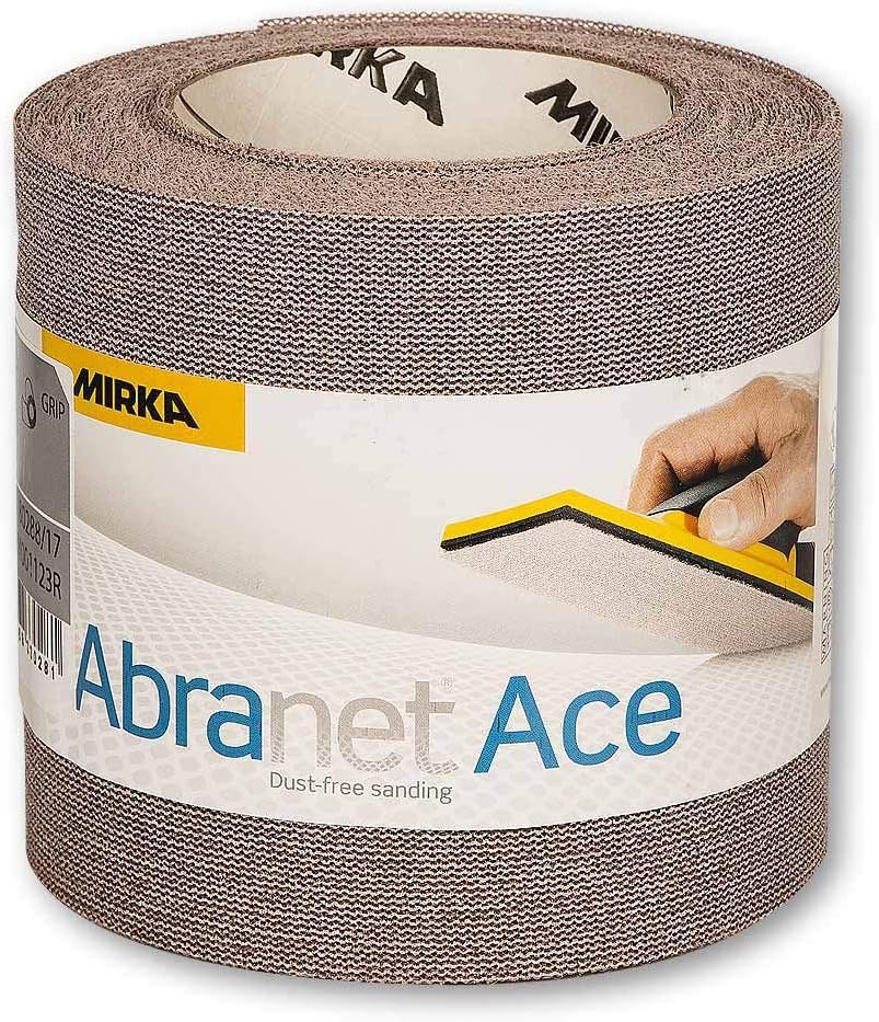 MIRKA AC5BY001183R Abranet ACE x 10 m Grip Rolle P180, 115 mm