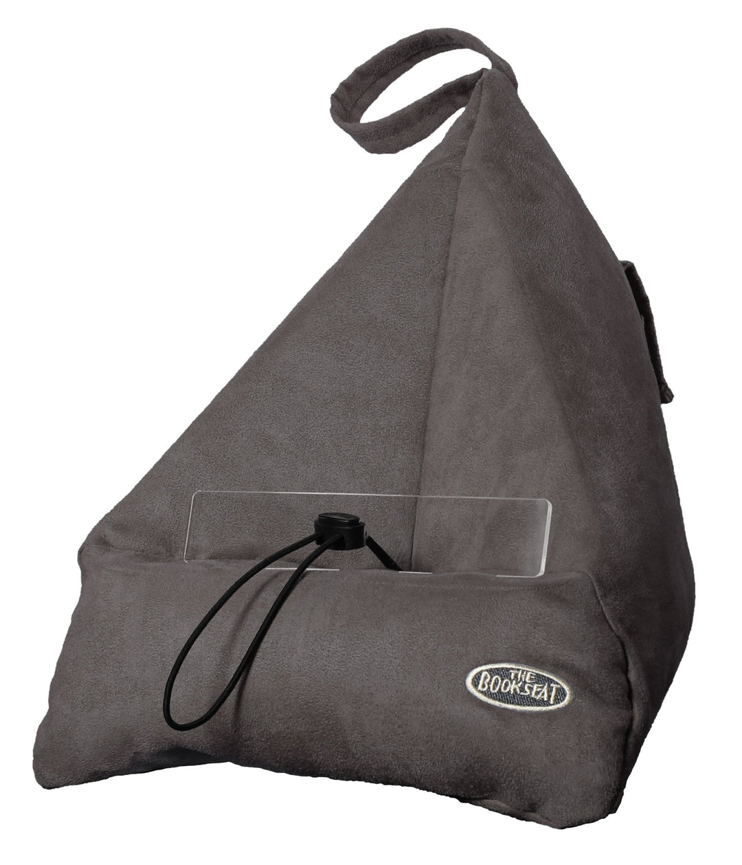 Book Seat 9346017000093 Lesesack/Buchstütze/Buchkissen/Tablet PC halter/Reisekissen mit Tasche, grau