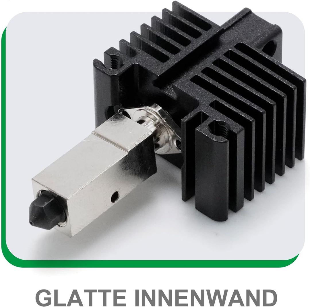 Ollanoos Hotend Kit Ersatz für Bambu Labs X1/X1C 3D-Drucker, einschliesslich kupferbeschichtetem Hei