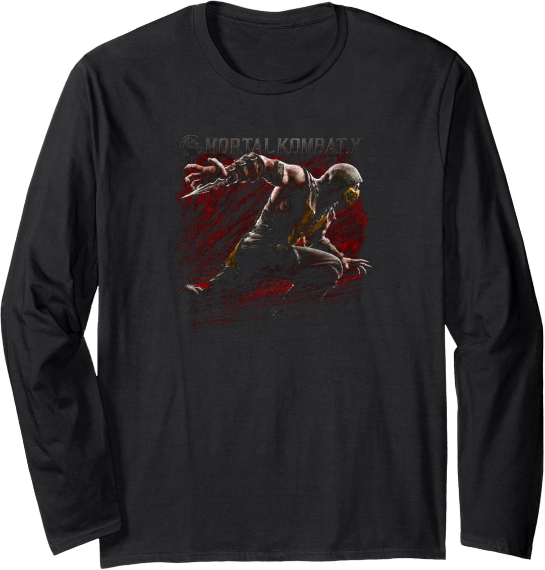 Mortal Kombat X Scorpion Lunge Langarmshirt