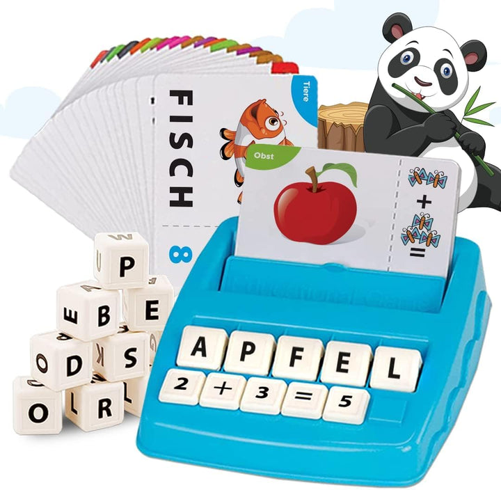 Buchstaben Lernspiel ABC Montessori Lernen ab 4 5 6 Jahre Vorschule Zahlen Rechnen Schulanfänger 1 K