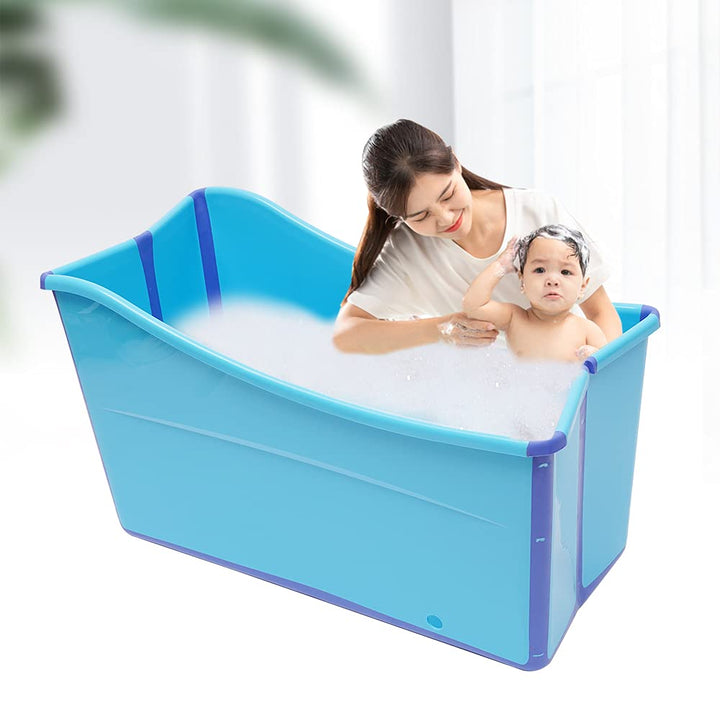 Mobile Faltbare Badewanne Klappbare Wanne 100CM Erwachsene & Kinder Spa-Badewanne Portable Sauna Bad