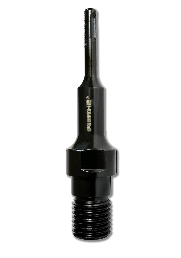 WERHE® Adapter für Diamantbohrkrone Kernbohrkrone Kernbohrer - 1 1/4" zoll UNC auf SDS Plus - Zusätz