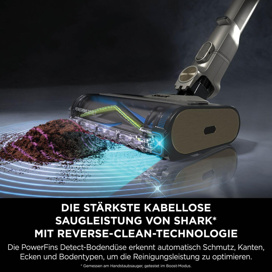Shark PowerDetect Clean & Empty Akku-Staubsauger, DuoClean Detect, Reverse Clean, 2L-Selbstentleerst