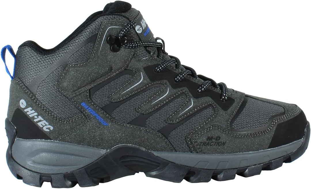HI-TEC – Bergschuhe Herren Cervus Mid WP | Herren-Trekkingstiefel mit Membran, Gummisohle, Fersensta