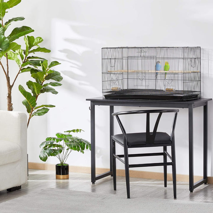 Yaheetech Vogelkäfig Stapelbarer Flugkäfig breiter käfige mit extra viel Platz für Papageien Sittich