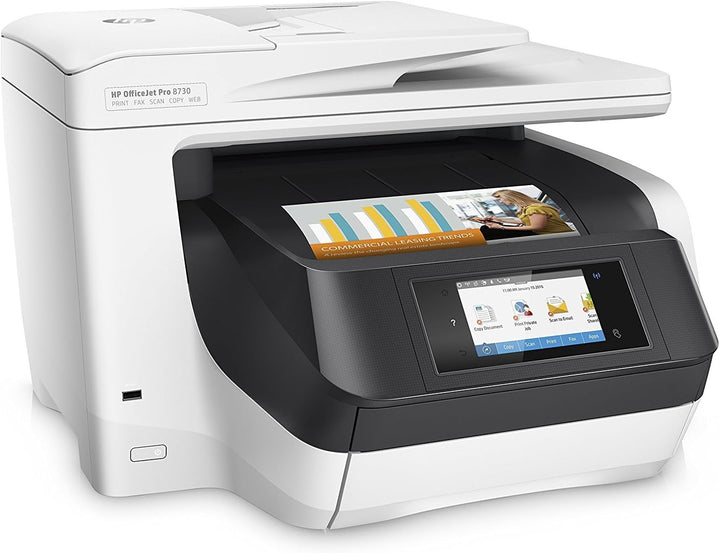 HP OfficeJet Pro 8730 Multifunktionsdrucker (512 MB, Instant Ink, Drucker, Scanner, Kopierer, Fax, P
