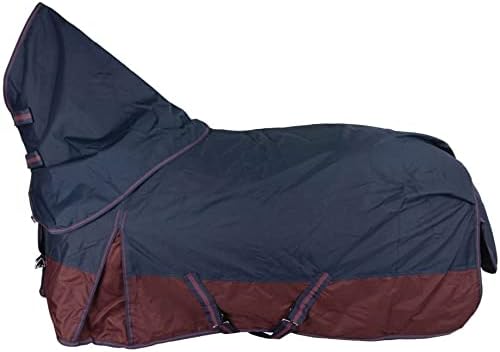 RL24 - Weidedecke Full Neck Basicline 600D Nylonfutter mit Füllung | Pferde Winterdecke | wasserdich