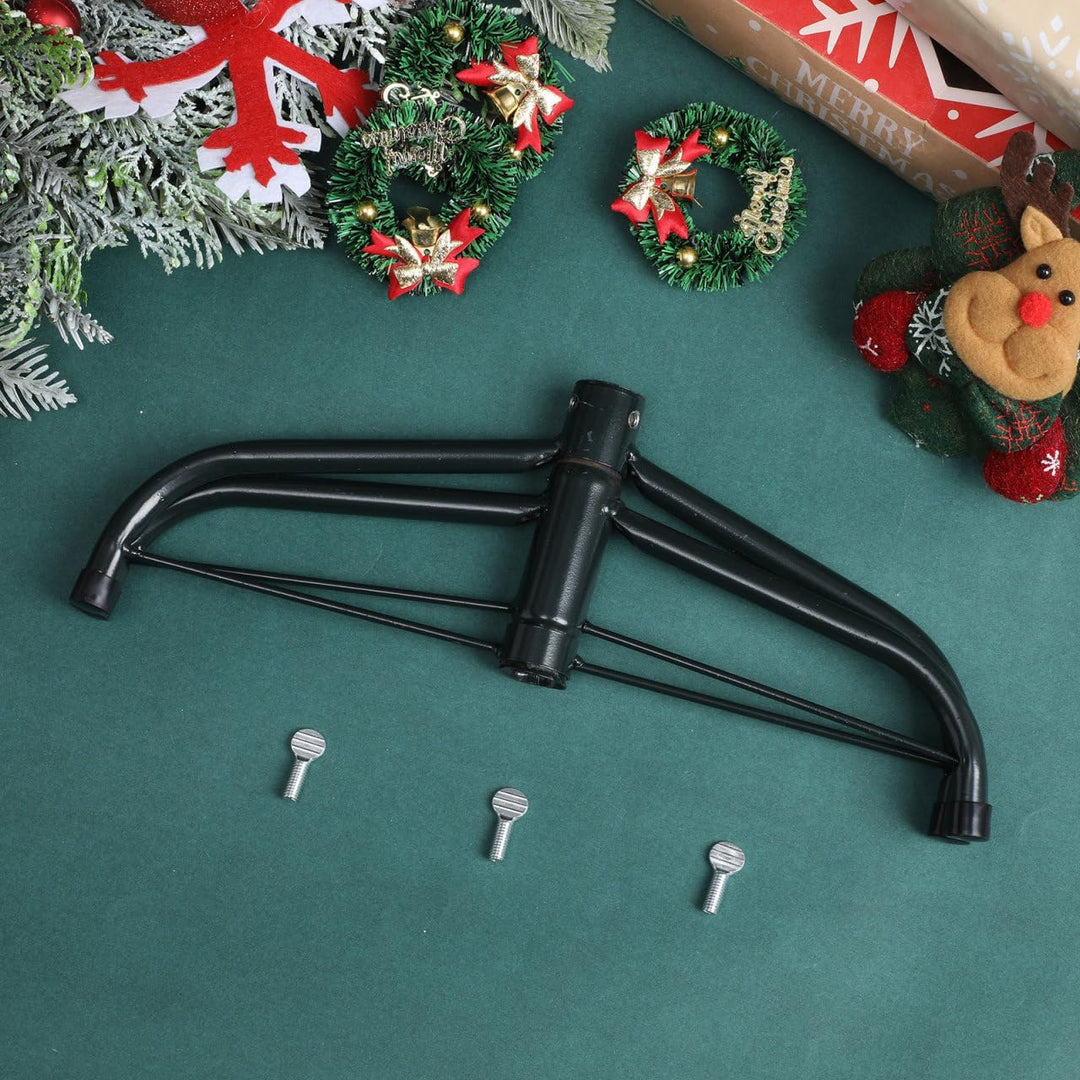 Cabilock Weihnachtsbaumständer Aus Stabiler Metallkonstruktion Drehbarer Sockel Für Weihnachtsbäume