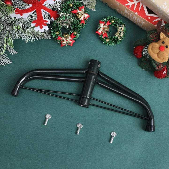 Cabilock Weihnachtsbaumständer Aus Stabiler Metallkonstruktion Drehbarer Sockel Für Weihnachtsbäume