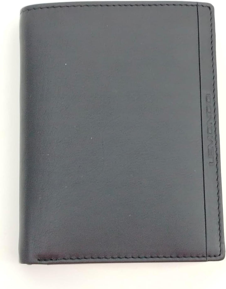 Kombibörse LEMONDO, in Echt-Leder, schwarz, 13x10cm