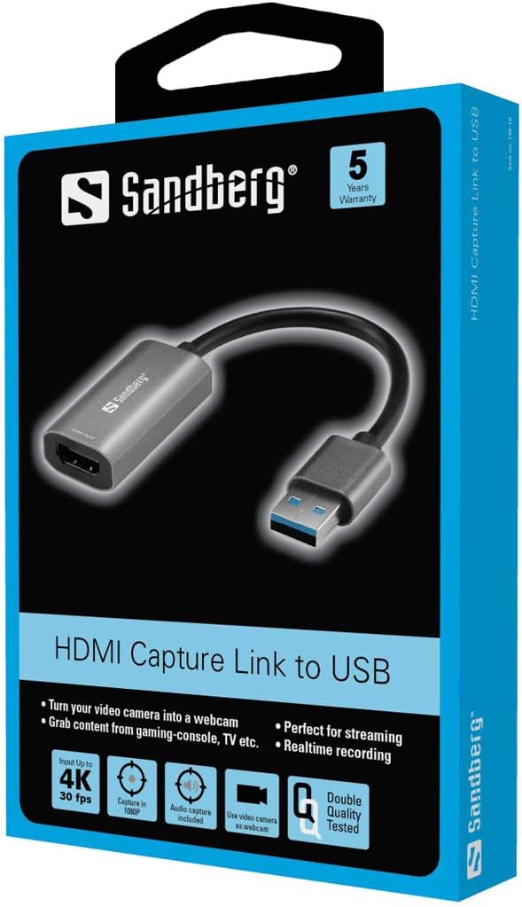 Sandberg HDMI Capture Link to USB