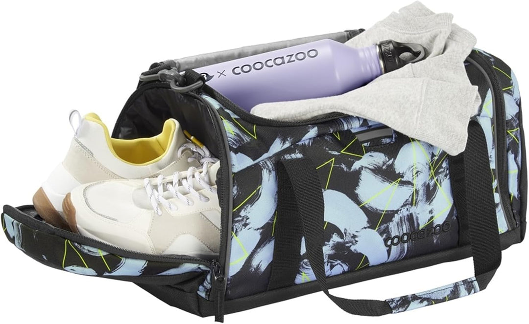 coocazoo Sporttasche, Hauptfach, Nasswäschefach, Seitentasche, Reflektoren, 20 Liter, ab der 3. Klas