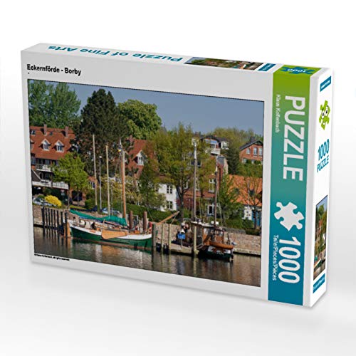 CALVENDO Puzzle Eckernförde - Borby 1000 Teile Lege-Grösse 64 x 48 cm Foto-Puzzle Bild von Klaus Kol