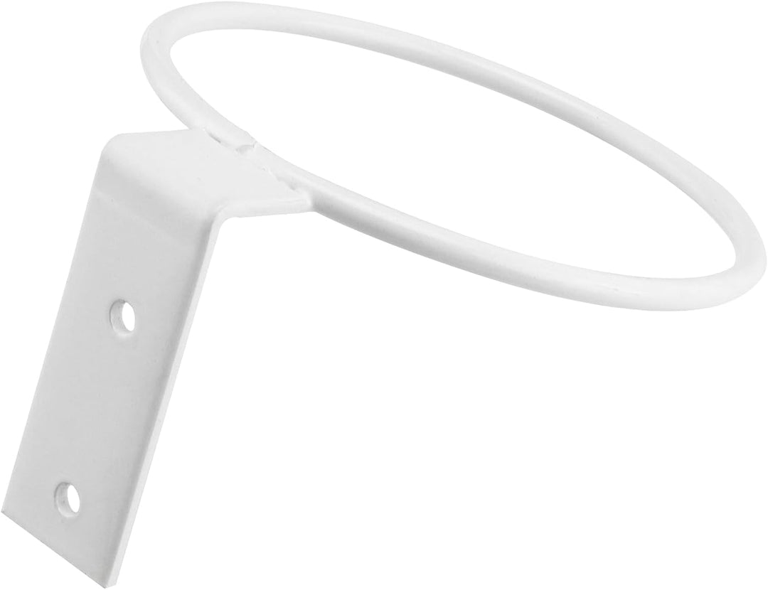 MUNGHOK 8 Stück 10cm Wandhalterung Blumentopf Weiss, Wand Blumentopfhalter Ring Wandmontage Pflanzen