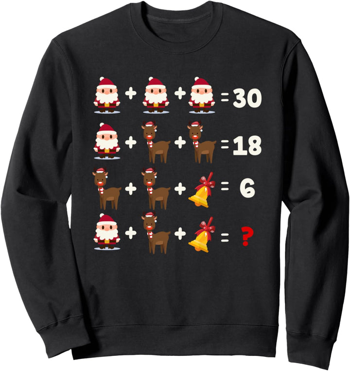 Mathe Mathematik Lehrer Frohe Weihnachten Xmas Party Feier Sweatshirt