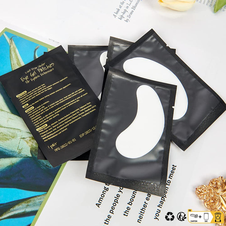 100 Paare Augenpads Wimpernpads für Wimpernverlängerung Wimpernlifting Wimpern Färben Wimpern Augen