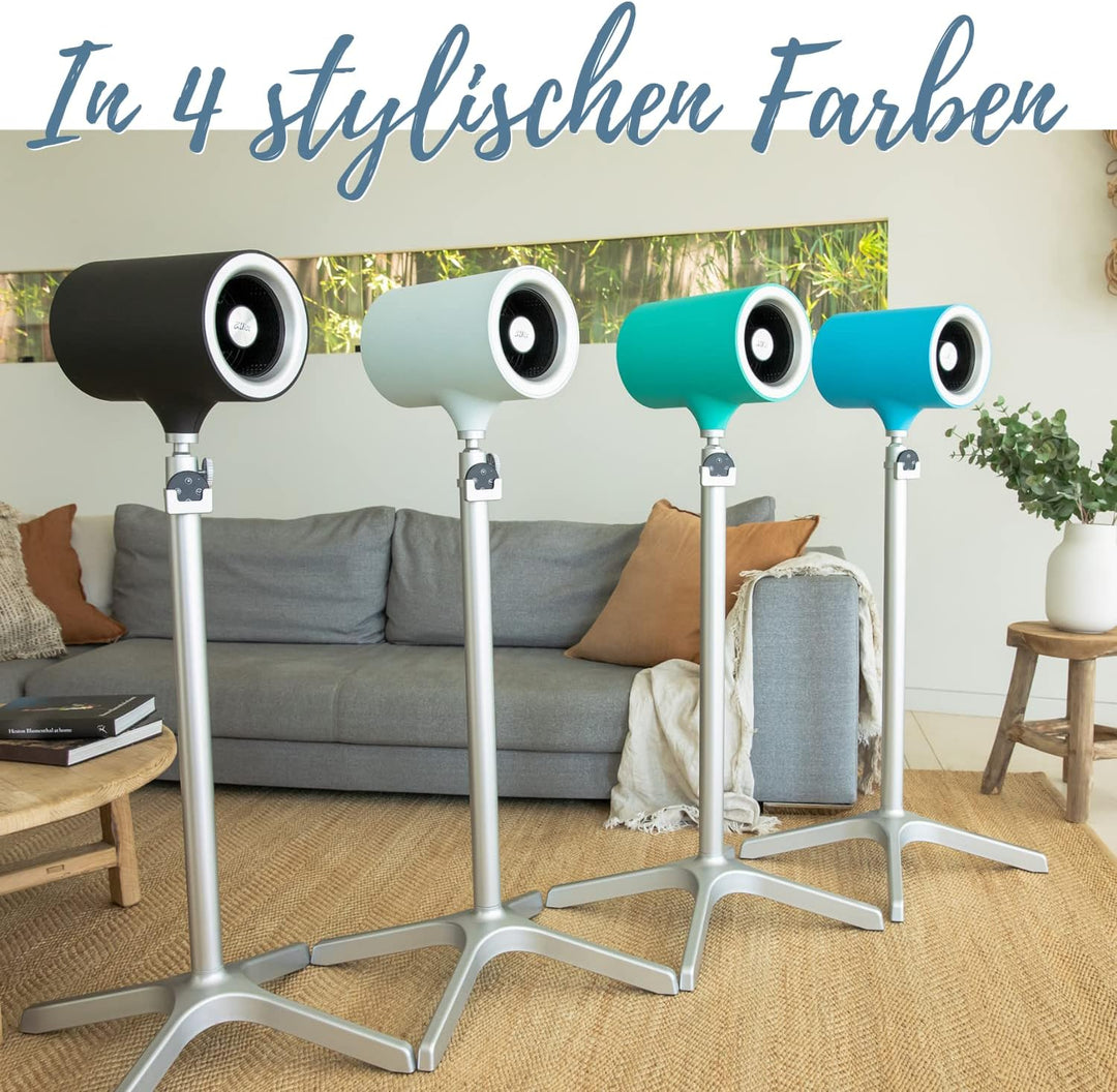 Everdure JET Ventilator inkl. Fernbedienung Farbe Blau I Standventilator mit patentierter Jet-Air Te