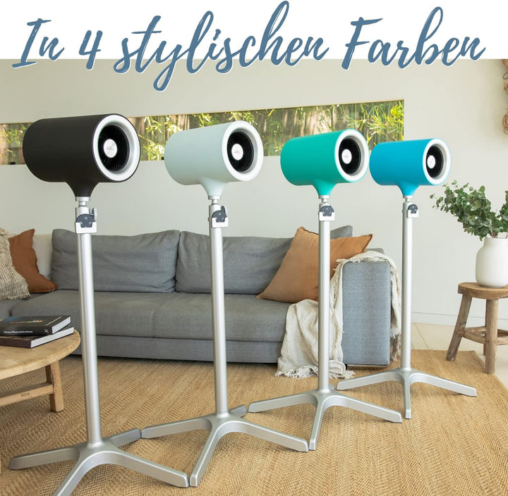 Everdure JET Ventilator inkl. Fernbedienung Farbe Blau I Standventilator mit patentierter Jet-Air Te