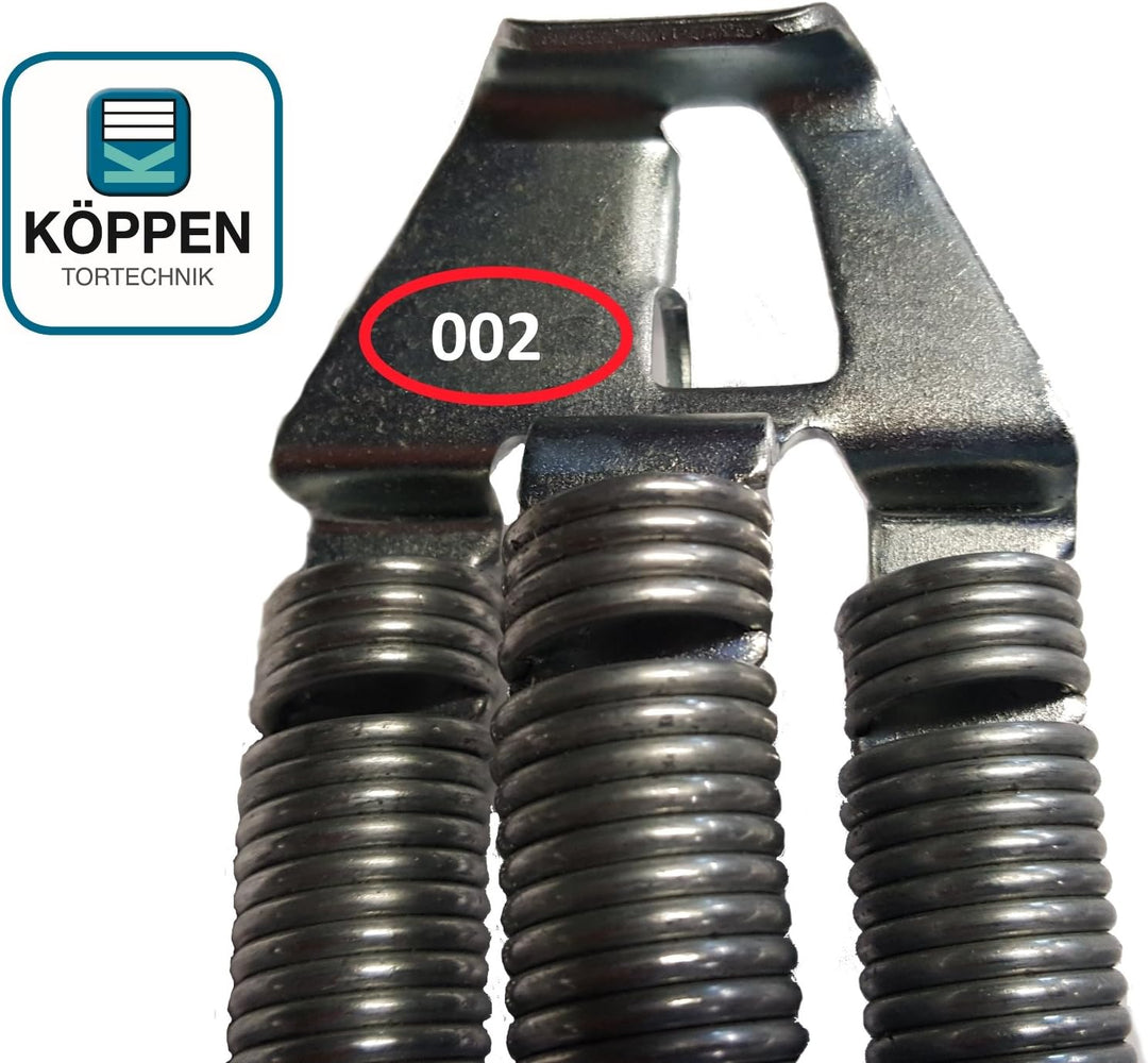 Hörmann 3-fach Zugfederpaket Nr. 002 komplettes Sparset für Schwingtore
