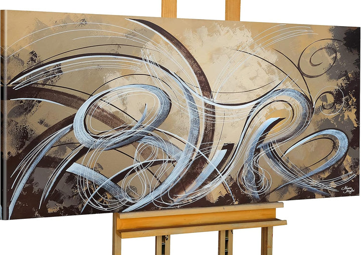 Monica Mirafiori I 100% HANDGEMALT I Gemälde Force I 100x50cm | Gemälde Handgemalt | Acrylgemälde |
